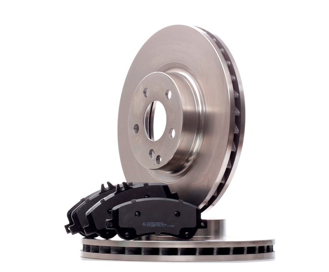 Número OEM 204 421 29 12 - Kit de discos de freno y pastillas 3405B1410 MERCEDES-BENZ, SMART