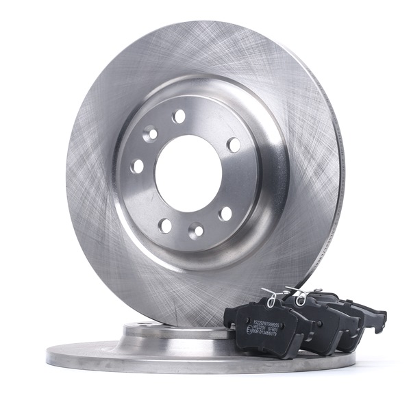 RIDEX | Kit freni Assale posteriore, Tipo disco freno: pieno, senza contatto segnalazione usura, con lamierino anticigolío 3405B1412 CITROËN C5 III Station Wagon (RW) 2008 economici online