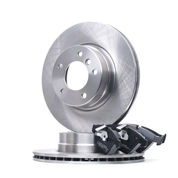 RIDEX 3405B1477 Brake pads and discs BMW 5 Saloon (E60) 520 i 170 hp Petrol 2009