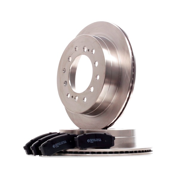 RIDEX 3405B1496 Disques et plaquettes de freins arrière et avant Toyota Land Cruiser Prado 90