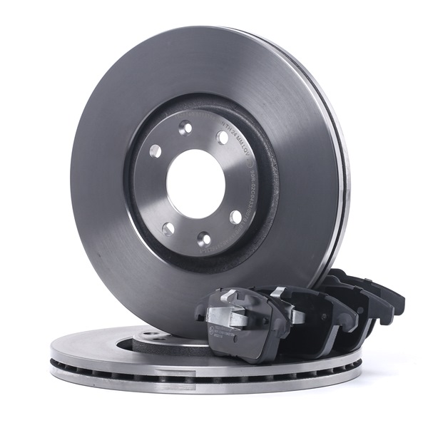 Kit de discos de freno y pastillas 3405B1499 RIDEX PEUGEOT 208 I Hatchback (CA, CC) 1.0 2016 68 cv