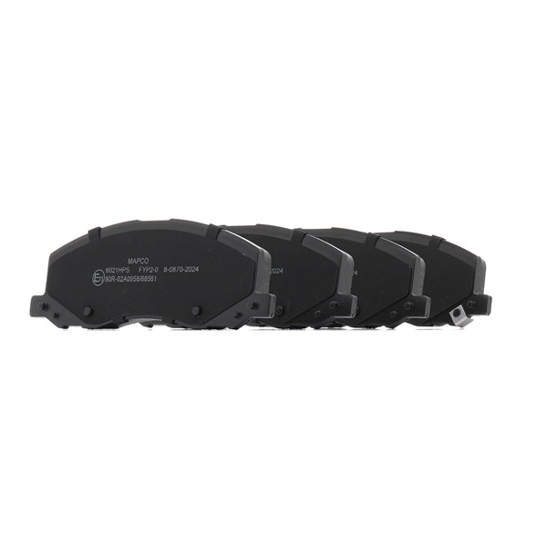 MAPCO 6021HPS brake pads VAUXHALL Insignia Mk1 (A) Hatchback (G09) 2.0 CDTI (68) 190hp 2011