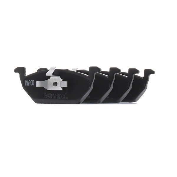 Número OEM 1J0 698 151 C - Juego de pastillas de freno 6469 SEAT, AUDI, FORD, SKODA, PORSCHE