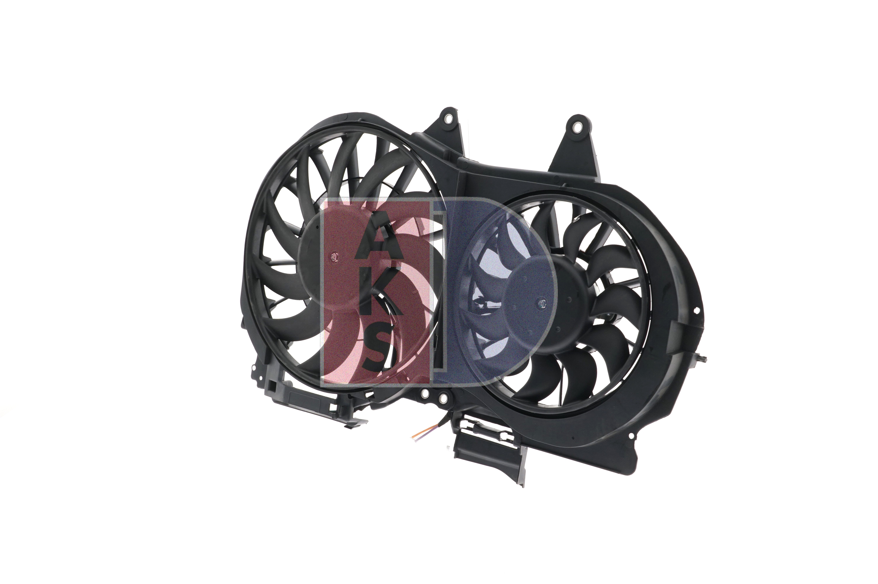 AKS DASIS 488012N radiator fan AUDI A4 B6/B7 Convertible (8H7, 8HE) 1.8 T 163hp 2003