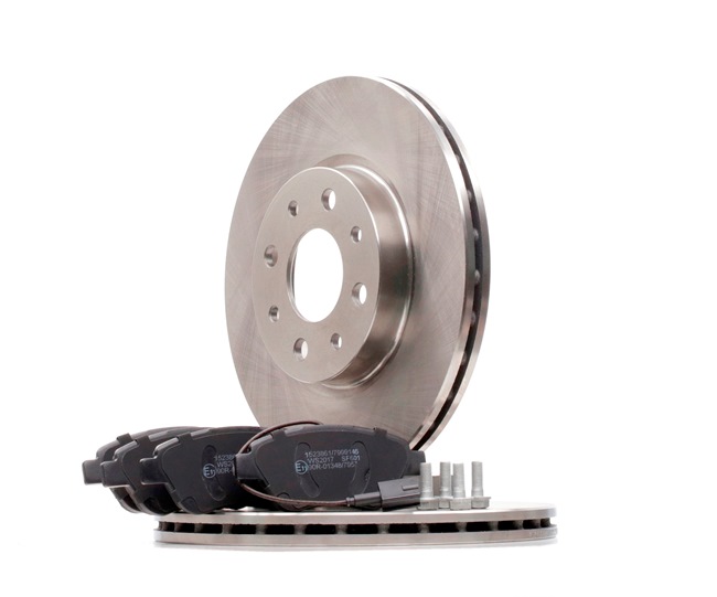 RIDEX 3405B1626 brake pads and discs FIAT Doblo I Estate (119, 223) 1.3 JTD 16V 70hp 2004