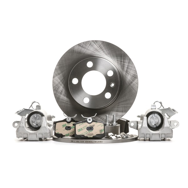 Kit dischi e pastiglie 3405B1680 RIDEX Volkswagen New Beetle Hatchback (9C1, 1C1) 1.6 2000 100 CV