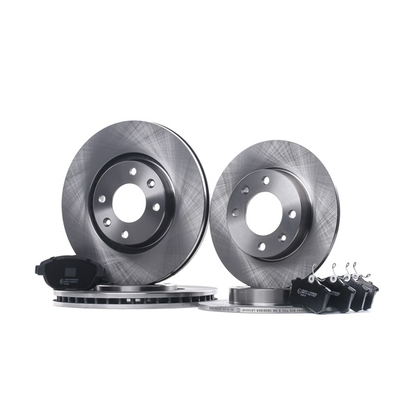 Kit dischi e pastiglie 3405B1685 RIDEX CITROËN C4 I Hatchback 1.6 16V Bio-Flex 2007 109 CV