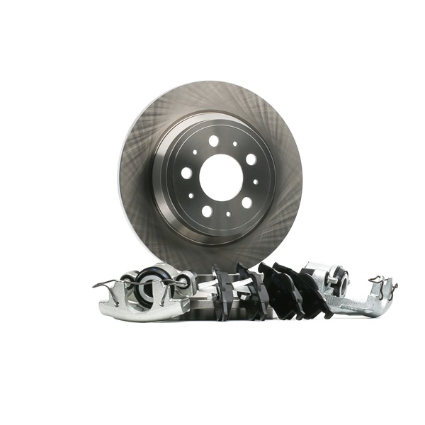 RIDEX | Kit de frenos Eje trasero, derecha, Eje trasero izquierda, Eje trasero, Tipo disco de frenos: macizo, excl. contacto de avisador de desgaste 3405B1688 VOLVO V70 II (SW, 285) 2006 baratos online