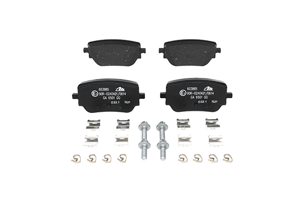 Bremsanlage MERCEDES-BENZ EQA (H243): Bremsbeläge ATE 13.0460-3885.2