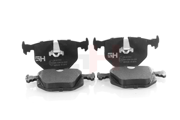 Número OEM 34 11 6 767 191 - Juego de pastillas de freno GH-411518 BMW, FIAT, MINI