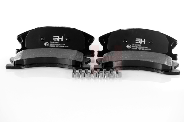 Número OEM 05093 260AA - Pastilhas de travão GH-411603 PEUGEOT, ALFA ROMEO, CHEVROLET, JEEP, CHRYSLER
