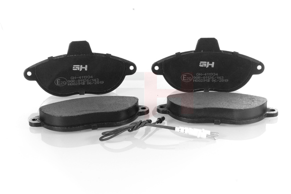 OEM-Nummer 4251.5 - Bremsbeläge GH-411934 VW, FIAT, PEUGEOT, CITROËN, ROVER
