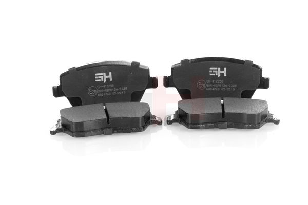 Número OEM B3YH 33 23Z - Juego de pastillas de freno GH-412258 FORD, CITROËN, NISSAN, VOLVO, MAZDA