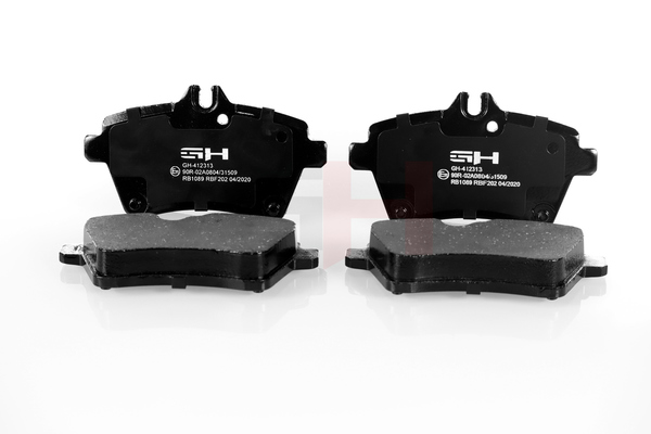 Numéro OEM A 169 420 12 20 - Plaquettes de frein GH-412313 MERCEDES-BENZ, JAGUAR