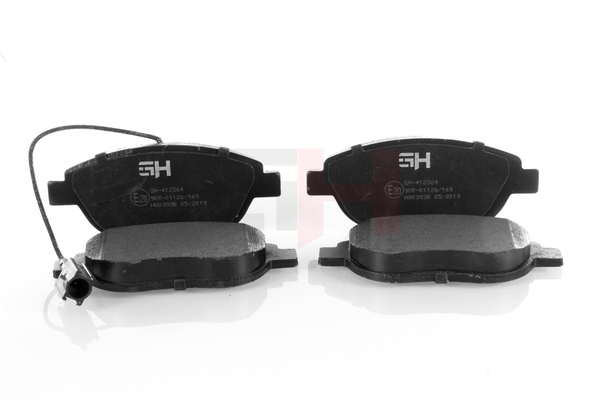 Brake pad set GH-412364 GH 7 177 008 6 FIAT, ALFA ROMEO, ABARTH, LANCIA