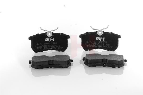 Numéro OEM C1BC 2M008 AA - Plaquettes de frein GH-412550 FORD, FORD USA