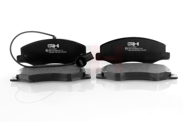 GH GH-413003 brake pads RENAULT Master III Platform/Chassis 2.3 dCi 125 FWD (EV0C, EV0D, EV0J, HV0C, HV0D, HV0H,... 125hp 2020