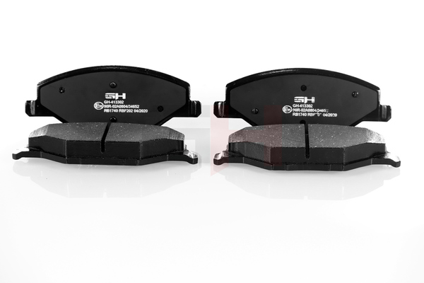 Número OEM 6RU 698 151 B - Juego de pastillas de freno GH-413302 SEAT, AUDI, SKODA