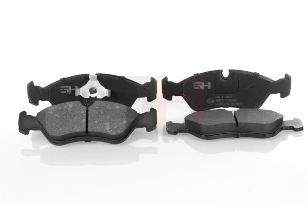Numero OEM 11817100081 - Kit pastiglie freni GH-413607 OPEL, CHEVROLET, ISUZU, DAEWOO, GMC