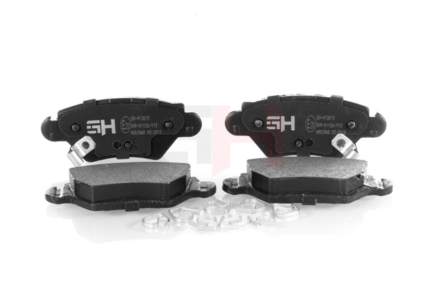 Número OEM 9 195 147 - Juego de pastillas de freno GH-413619 BMW, OPEL, CHEVROLET, SAAB, VAUXHALL