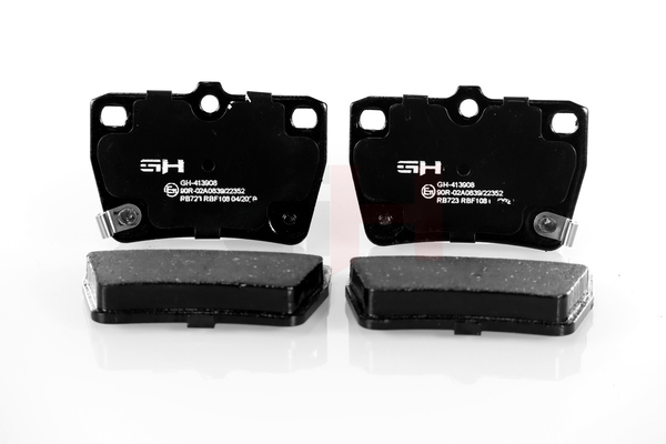 Número OEM 04466 42 020 - Juego de pastillas de freno GH-413908 TOYOTA, SUZUKI, LEXUS, CHERY, SATURN