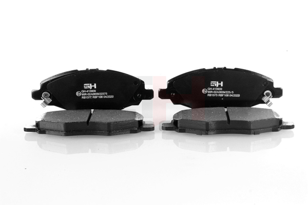 Kit pastiglie freni GH-413909 GH TOYOTA Hilux VII Pick-up 2.5 D-4D (KUN15) 2006 88 CV