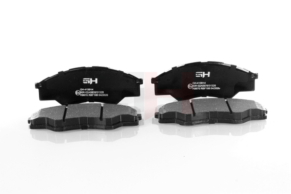 Kit pastiglie freni GH-413914 GH TOYOTA Hilux VII Pick-up 2.5 D-4D (KUN15) 2006 88 CV