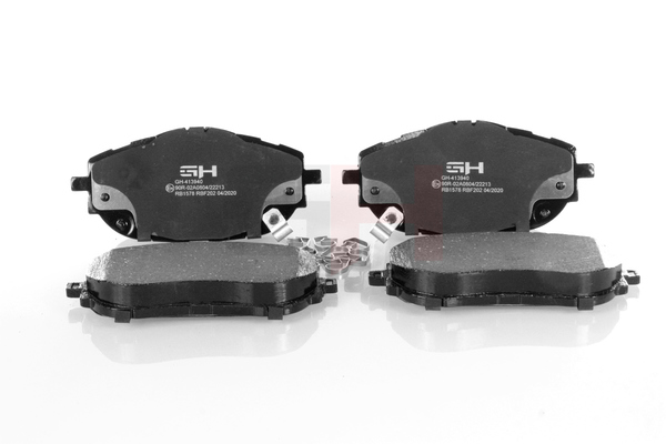 Número OEM 04465 02 390 - Juego de pastillas de freno GH-413940 AUDI, TOYOTA, LEXUS, SATURN, WIESMANN