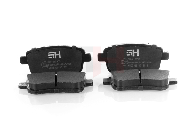 Juego de pastillas de freno GH-413953 GH RENAULT Clio V Hatchback (BF) 1.0 SCe 65 (B7MR) 2020 65 cv