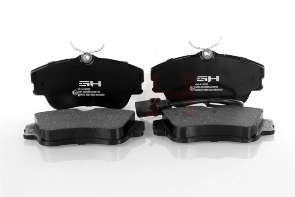 Numéro OEM 7D0 698 151 B - Plaquettes de frein GH-414202 AUDI, SEAT, SKODA, PORSCHE