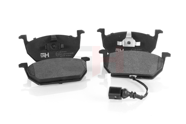 Número OEM 2Q0 698 151 E - Pastilhas de travão GH-414203 VW, AUDI, SEAT, SKODA