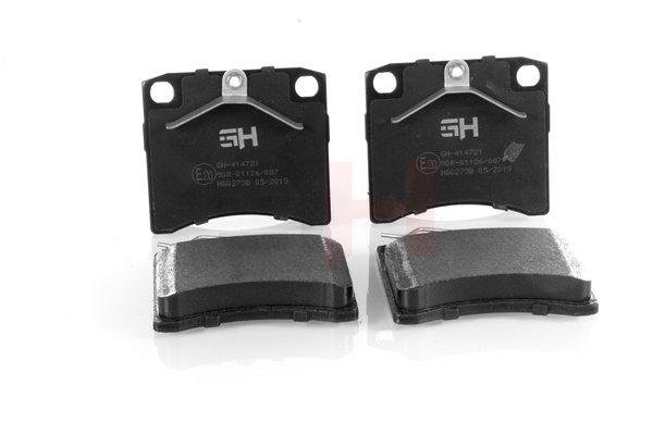 Numero OEM 7D0 698 151 C - Kit pastiglie freni GH-414721 AUDI, SEAT, SKODA, PORSCHE