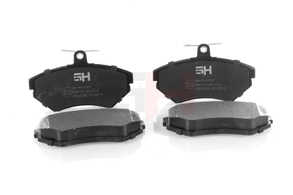 OEM nummer 8A0 698 151 - Bremseklodser GH-414739 VW, AUDI, SKODA, SEAT
