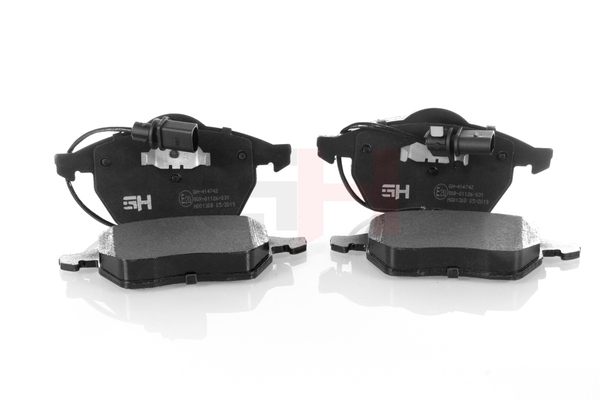 Numéro OEM 8D0 698 151 C - Plaquettes de frein GH-414742 AUDI, SEAT, SKODA, PORSCHE