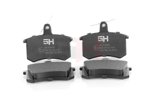 Número OEM 7 177 098 8 - Pastilhas de travão GH-419952 AUDI, FIAT, ALFA ROMEO, JEEP, LANCIA