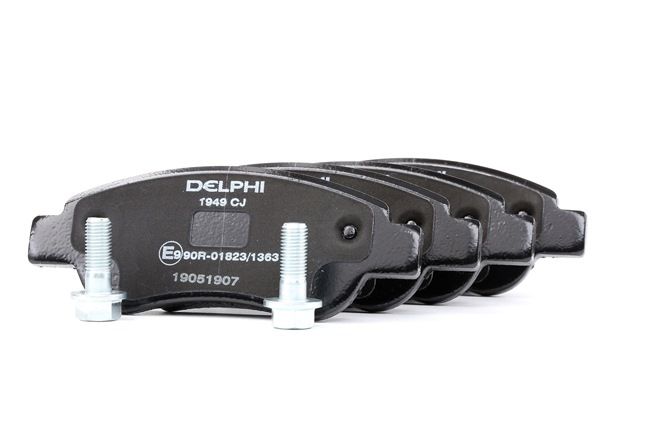DELPHI | Pastilla de freno no preparado para indicador de desgaste, Chapa antichirridos, con accesorios LP1949 TOYOTA Aygo (AB10) 2012 baratos online