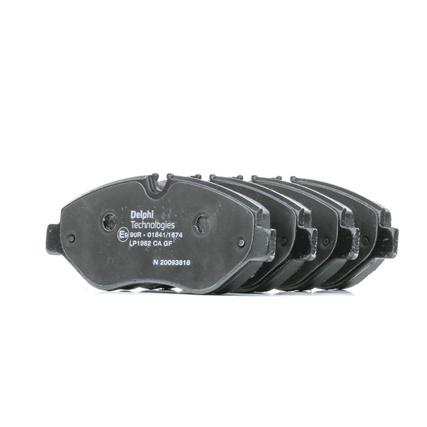 Número OEM A 005 420 70 20 - Juego de pastillas de freno LP1982 MERCEDES-BENZ, SKODA