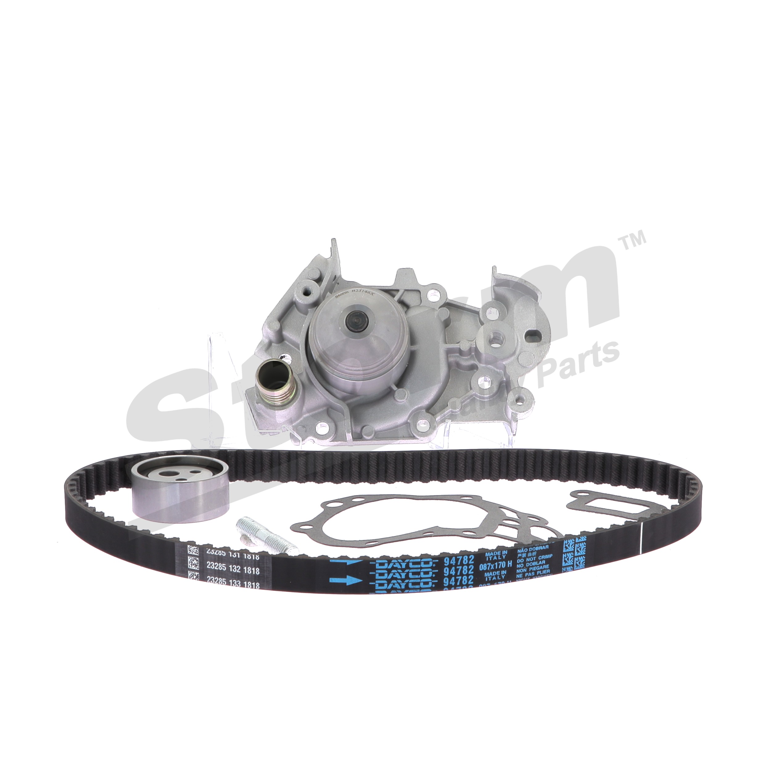 Zahnriemen und Wasserpumpe 5550058KP STORM QUALITY PARTS RENAULT Clio II Schrägheck (BB, CB) 1.2 LPG (BB0A, CB0A) 2001 60 PS