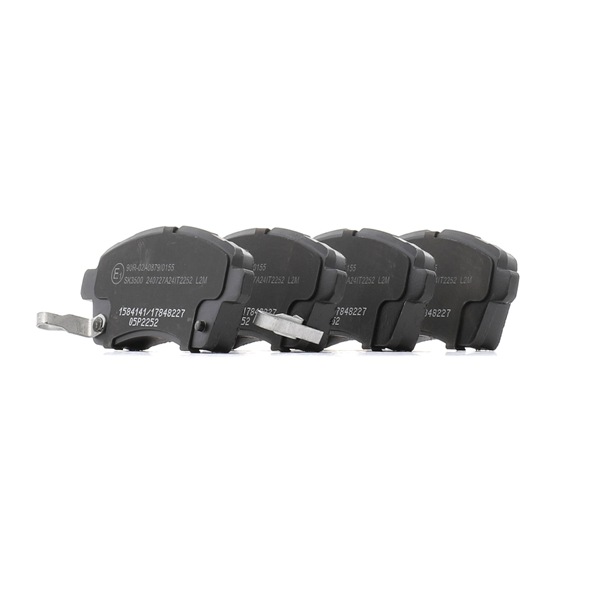 RIDEX 402B1696 Brake pads SUZUKI IGNIS (MF) 1.2 82 hp Petrol 2025