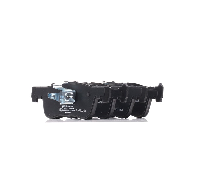 Bremsbeläge 302404 VALEO 6858910 ohne integrierten Verschleißsensor, Vorderachse, mit Anti-Quietsch-Blech