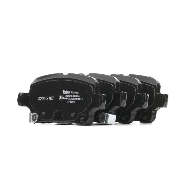 Número OEM 95 52 6568 - Juego de pastillas de freno 302442 OPEL, CHEVROLET, VAUXHALL, HOLDEN