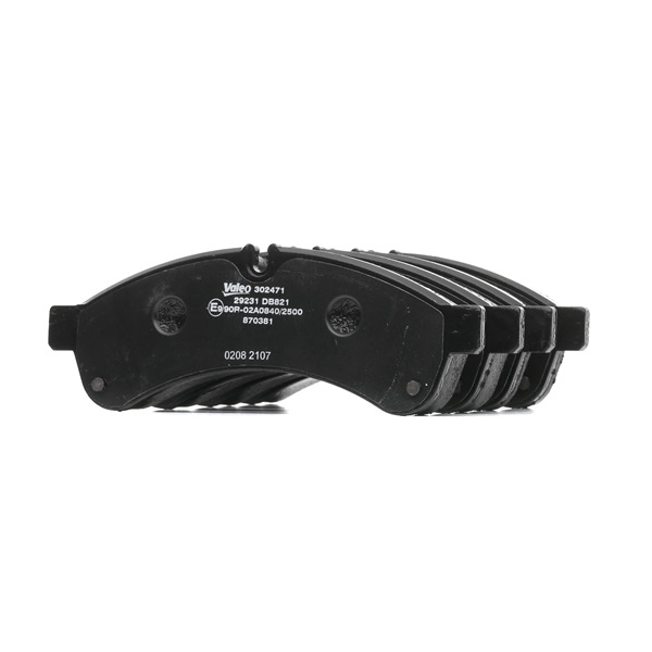 Remblok 302471 VALEO IVECO Daily VI Flatbed Vrachtwagen/Chassis 35C21, 35S21, 40C21, 42S21, 50C21, 60C21, 65C21, 70C21 2023 207 Pk
