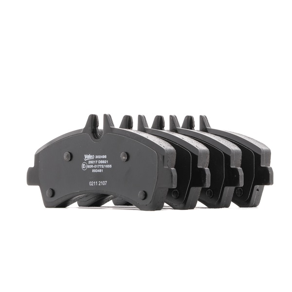 Número OEM 2E0 698 451 B - Juego de pastillas de freno 302498 MERCEDES-BENZ, SEAT, AUDI, SKODA, PORSCHE