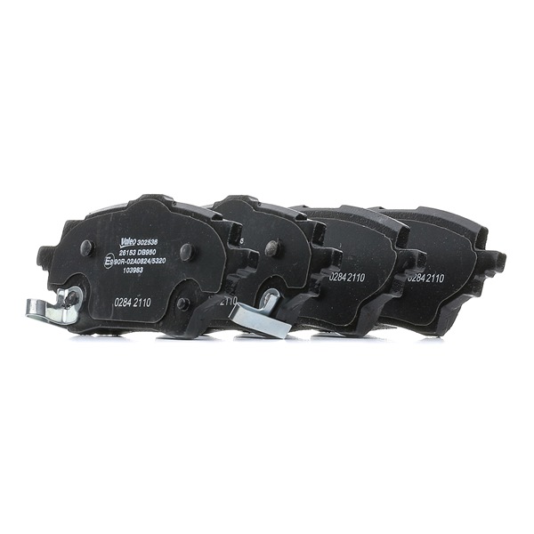 VALEO | Pastillas con sensor de desgaste incorporado, con avisador acústico de desgaste, Eje trasero, sin tornillos, Chapa antichirridos 302536 MAZDA 2 Hatchback (XP210) 2023 baratos online