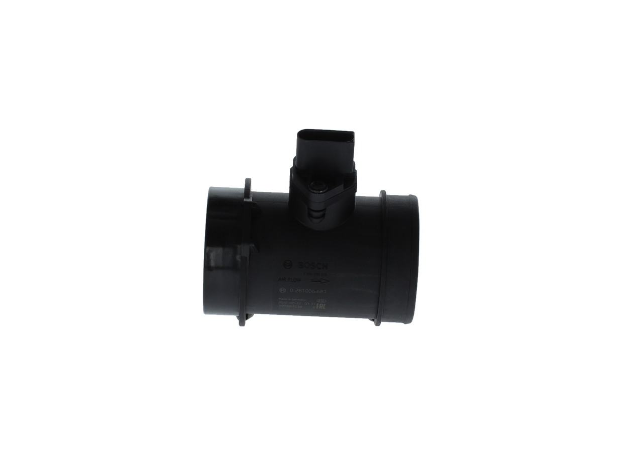 Número OEM 059 906 461 E - Medidor de masa de aire 0 281 006 681 SEAT, AUDI, SKODA, PORSCHE