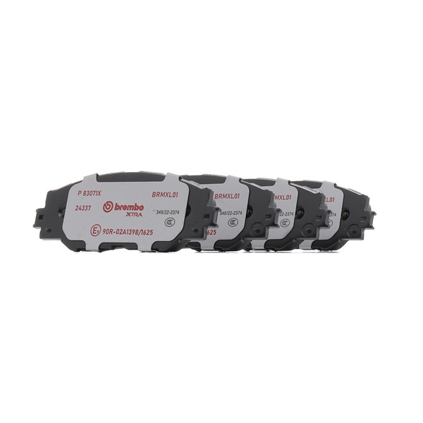 Número OEM 04465 02230 - Juego de pastillas de freno P 83 071X TOYOTA, LEXUS, SATURN, WIESMANN