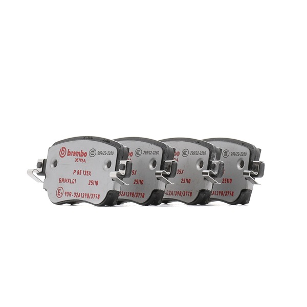 Número OEM 2K5 698 451 B - Juego de pastillas de freno P 85 135X SEAT, AUDI, SKODA
