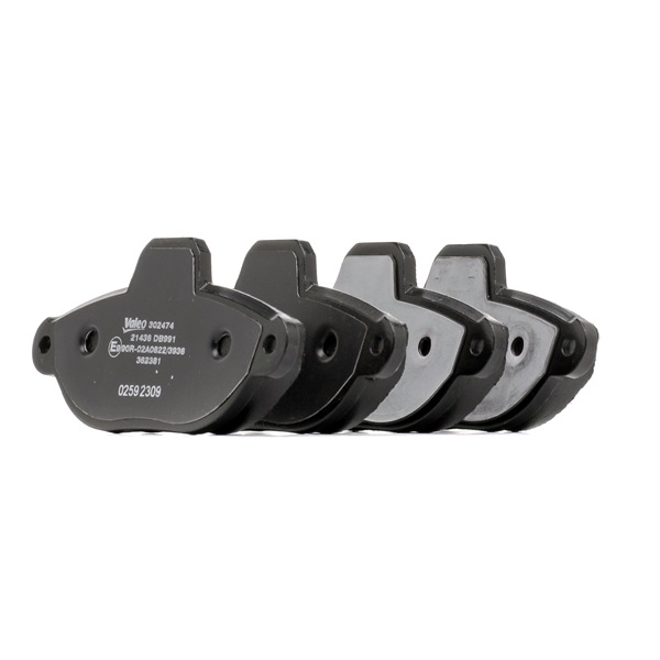 Número OEM 1 731 172 - Pastilhas de travão 302474 FORD, FIAT, CHRYSLER