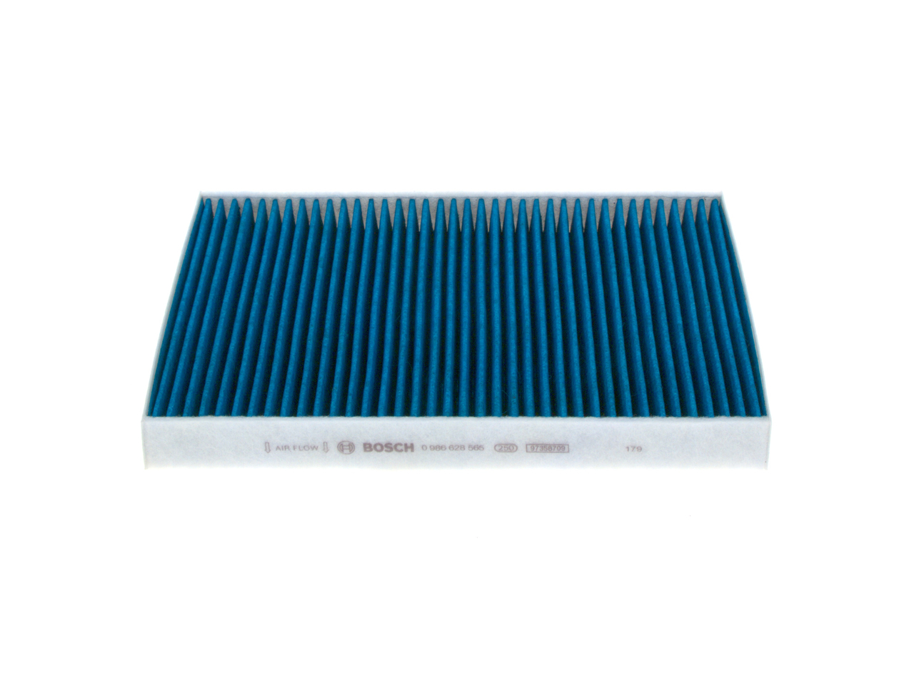BOSCH | Interieurfilter Carbon filter, Met antibacteriële werking, Deeltjesscheiderpercentage >98% voor 2,5 µm (fijnstof), Met anti-allergische werking, met antivirale werking, Met schimmelwerende werking 0 986 628 565 Volkswagen Touareg III (CR7) 2025 goedkoop online
