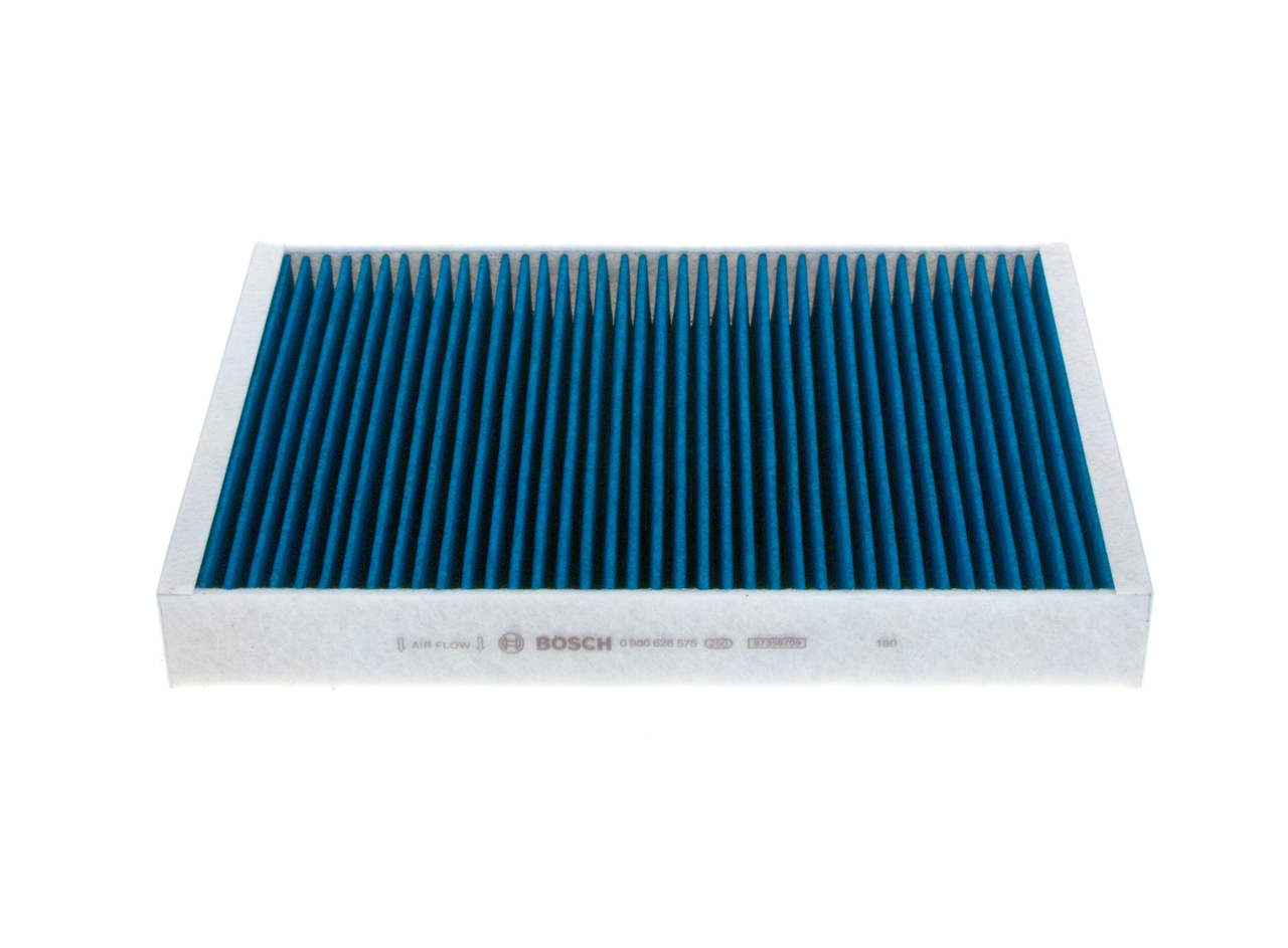 BOSCH | Kabinefilter Aktivkulfilter, med antibakteriel virkning, Partikeludskillemængde >98% for 2,5µm (finstøv), med antiallergisk virkning, med antivirus-virkning, med anti-skimmel virkning 0 986 628 575 VOLVO S90 II (234) 2025 billig online